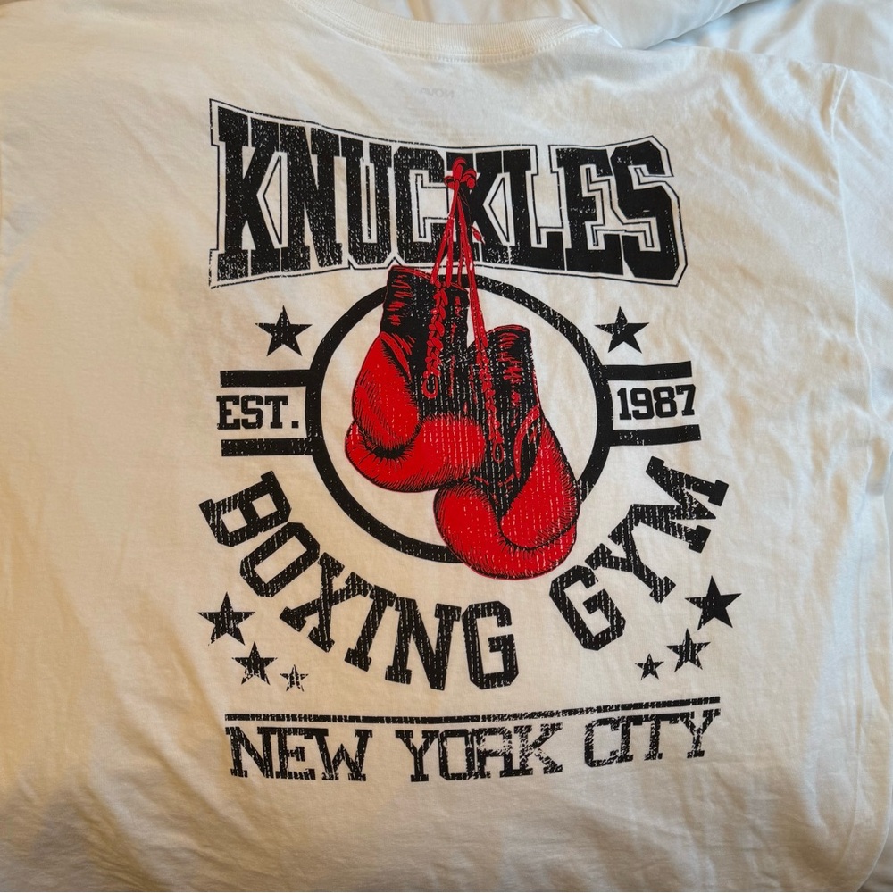 White Knuckles Boxing Gym T-Shirt - Picture 2 of 3